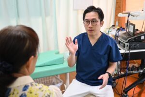 稲敷市浮島はり灸接骨院での腰痛施術